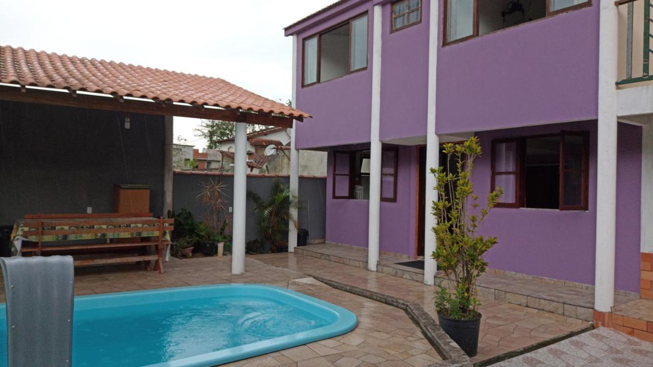 Casa Roxa Com Piscina Em Condominio Araquari Eksteriør billede