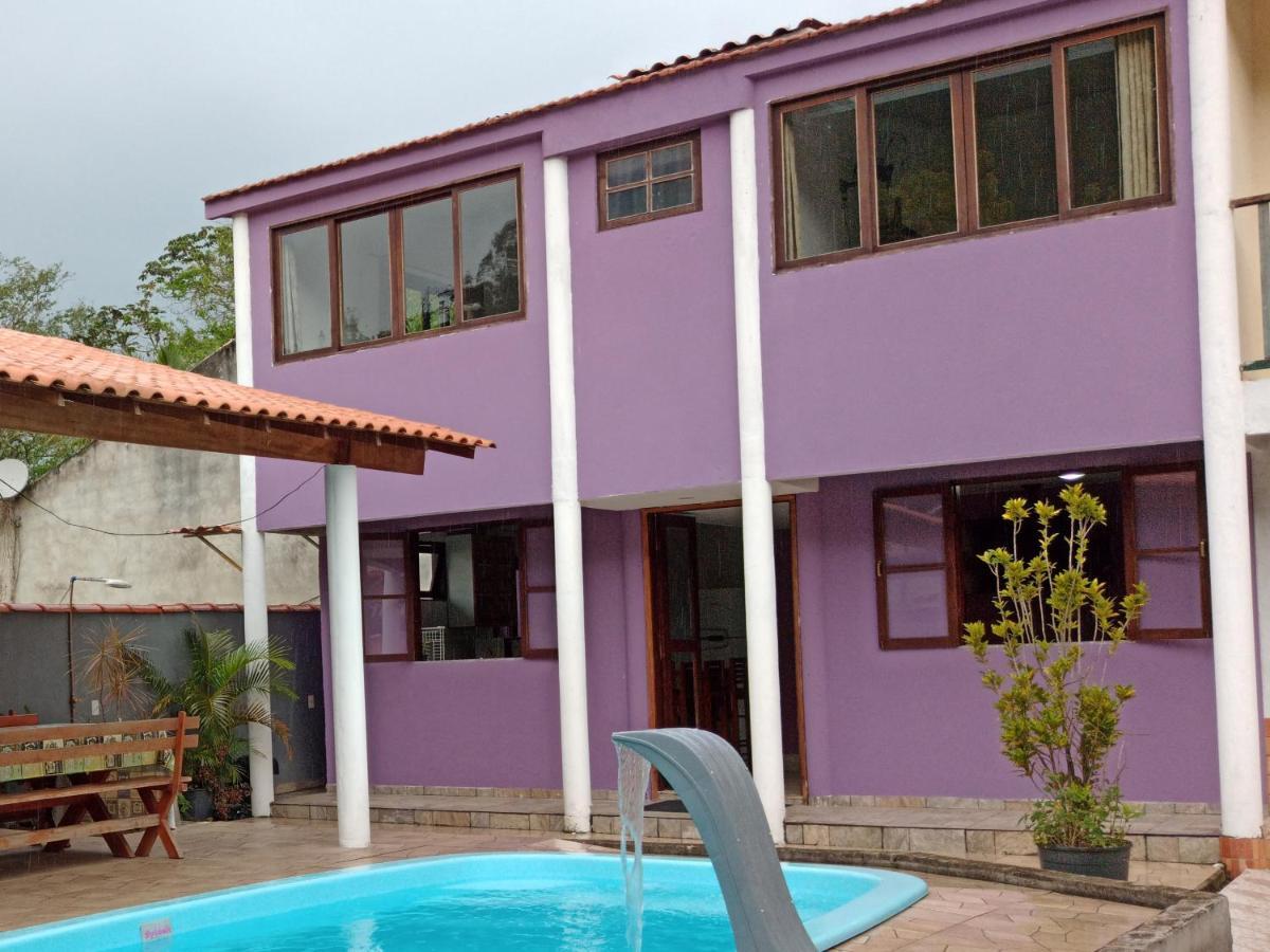 Casa Roxa Com Piscina Em Condominio Araquari Eksteriør billede