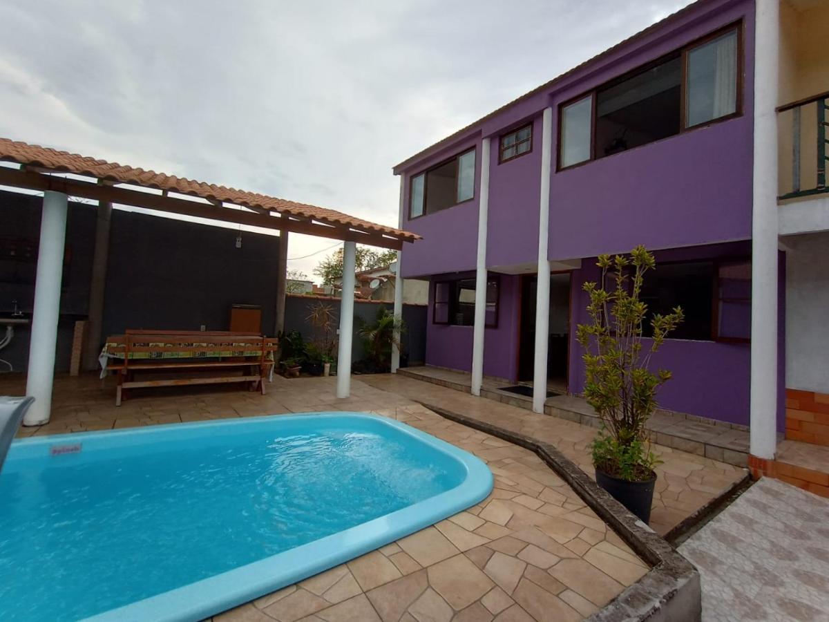 Casa Roxa Com Piscina Em Condominio Araquari Eksteriør billede